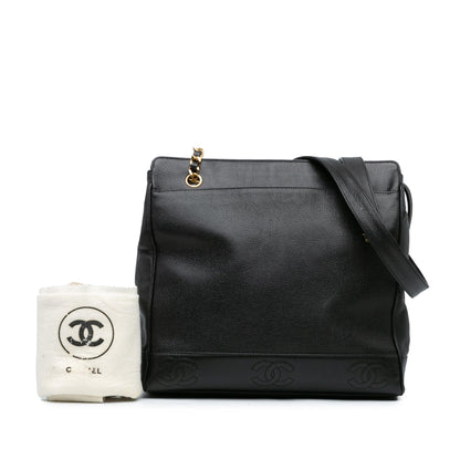 Chanel Triple CC Caviar Shoulder Bag (SHG-nlZ7rY)