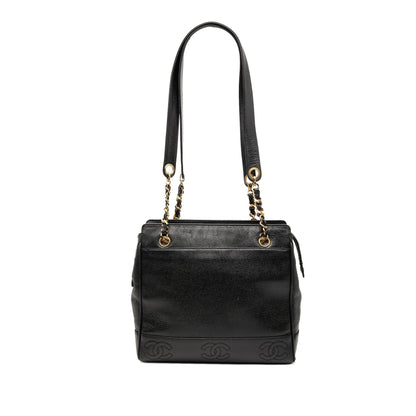 Chanel Triple CC Caviar Shoulder Bag