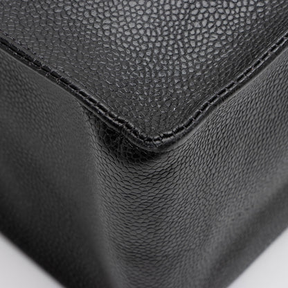 Chanel Vintage Caviar Leather CC Shopping Tote