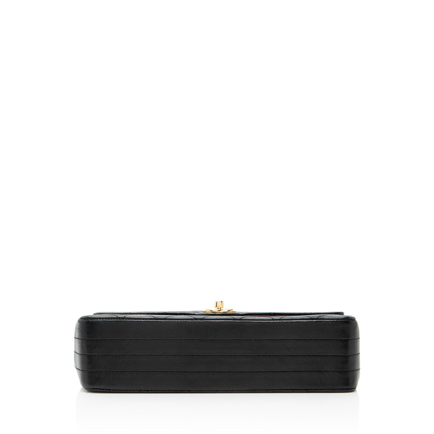 Chanel Vintage Lambskin Circle CC Flap Shoulder Bag
