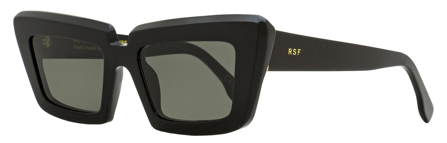 Retrosuperfuture Pointed Sunglasses Coccodrillo 2GS Black 57mm Black