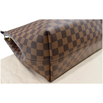 LOUIS VUITTON Graceful MM Damier Ebene Shoulder Bag Brown