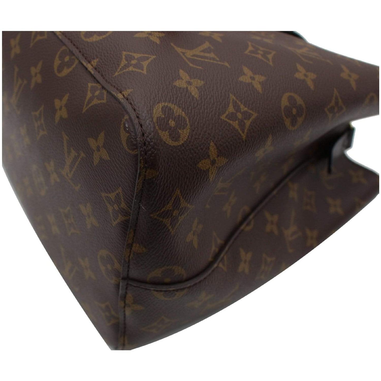 LOUIS VUITTON Neonoe Monogram Canvas Shoulder Bag Brown