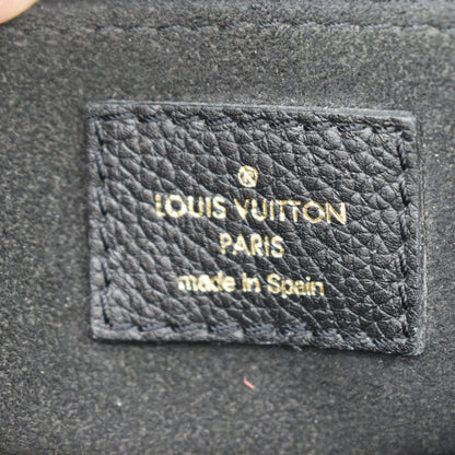 LOUIS VUITTON Beaumarchais Damier Ebene Shoulder Bag Brown