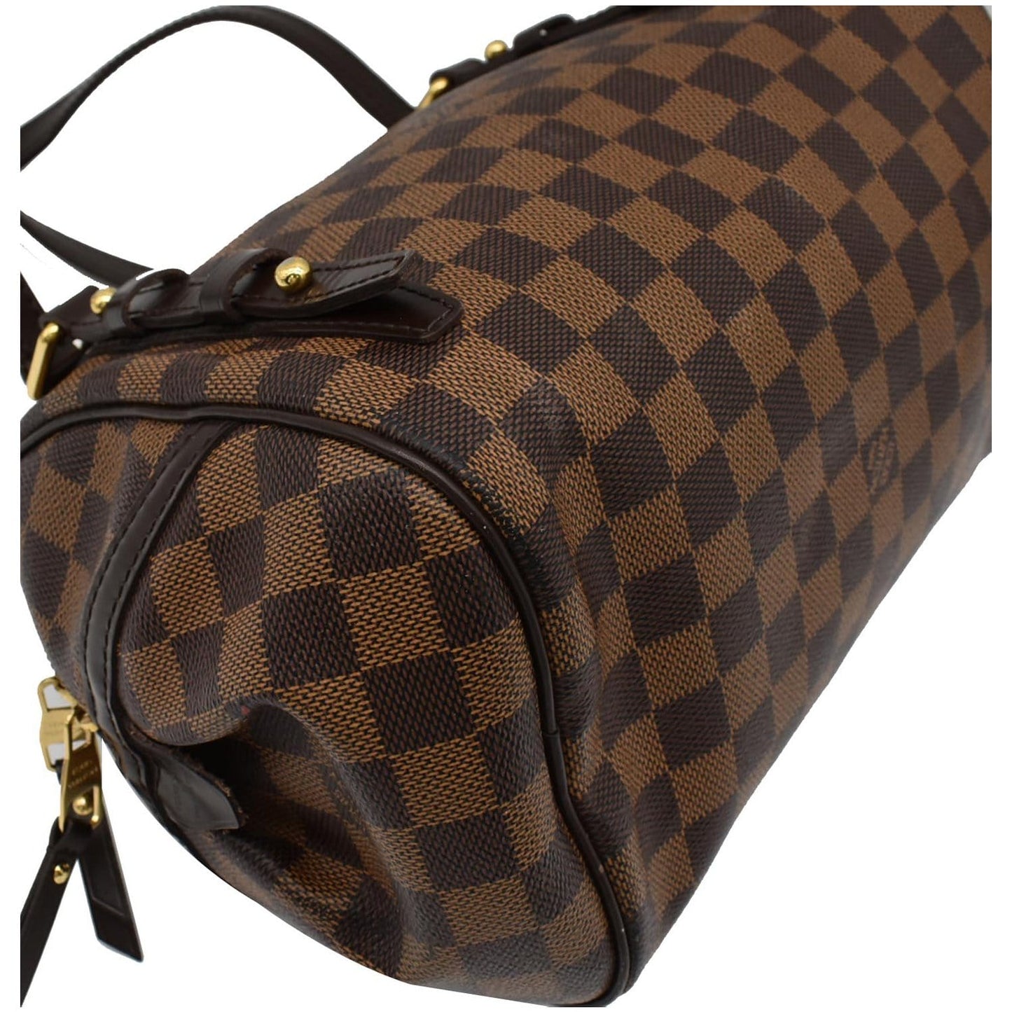 LOUIS VUITTON Rivington PM Damier Ebene Shoulder Bag Brown