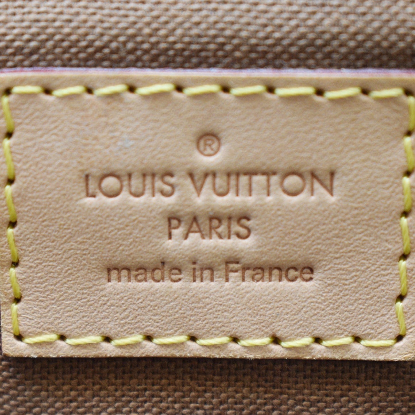 LOUIS VUITTON Palermo PM Monogram Canvas Shoulder Bag Brown