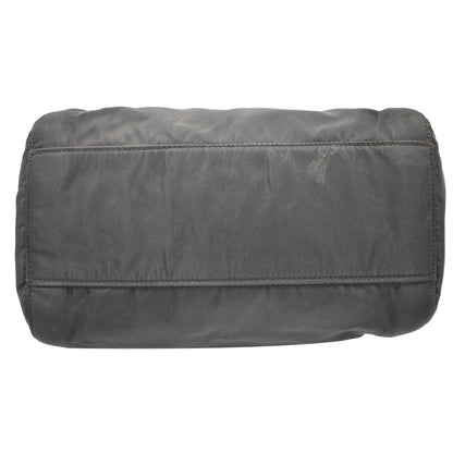 PRADA Tessuto Nylon Tote Shoulder Bag Black