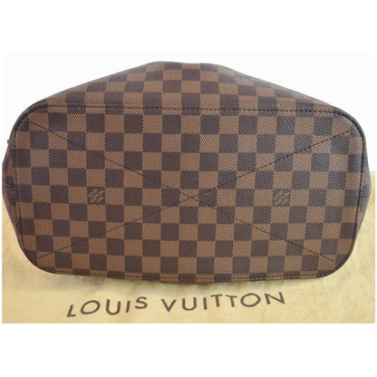 LOUIS VUITTON Siena GM Damier Ebene Shoulder Bag Brown