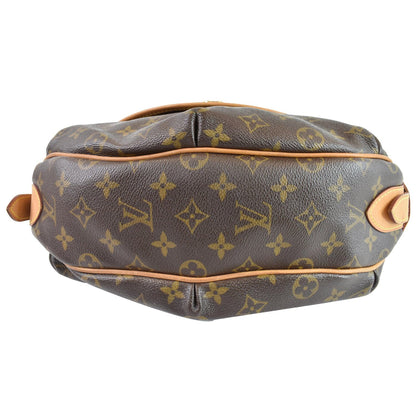 LOUIS VUITTON Tulum GM Monogram Canvas Shoulder Bag Brown