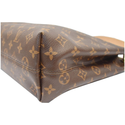 LOUIS VUITTON Graceful PM Monogram Canvas Shoulder Bag Brown