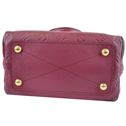 LOUIS VUITTON Speedy 25 Bandouliere Empreinte Leather Shoulder Bag Purple