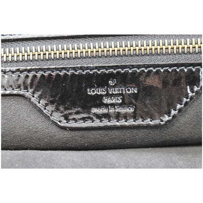 LOUIS VUITTON Mahina XL Patent Leather Shoulder Bag Black