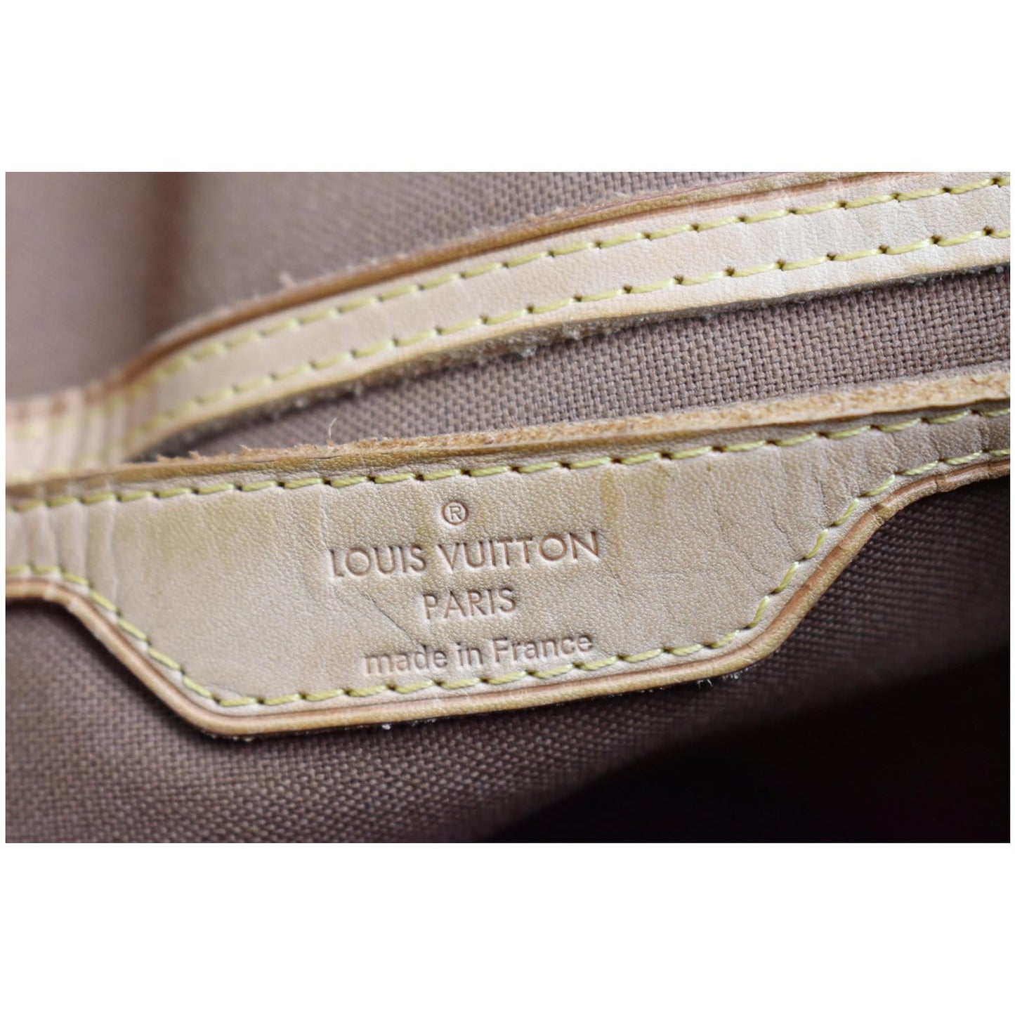 LOUIS VUITTON Palermo GM Monogram Canvas Tote Shoulder Bag Brown