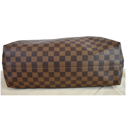LOUIS VUITTON Graceful MM Damier Ebene Shoulder Bag Brown