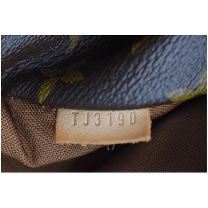 LOUIS VUITTON Totally MM Monogram Canvas Shoulder Bag Brown