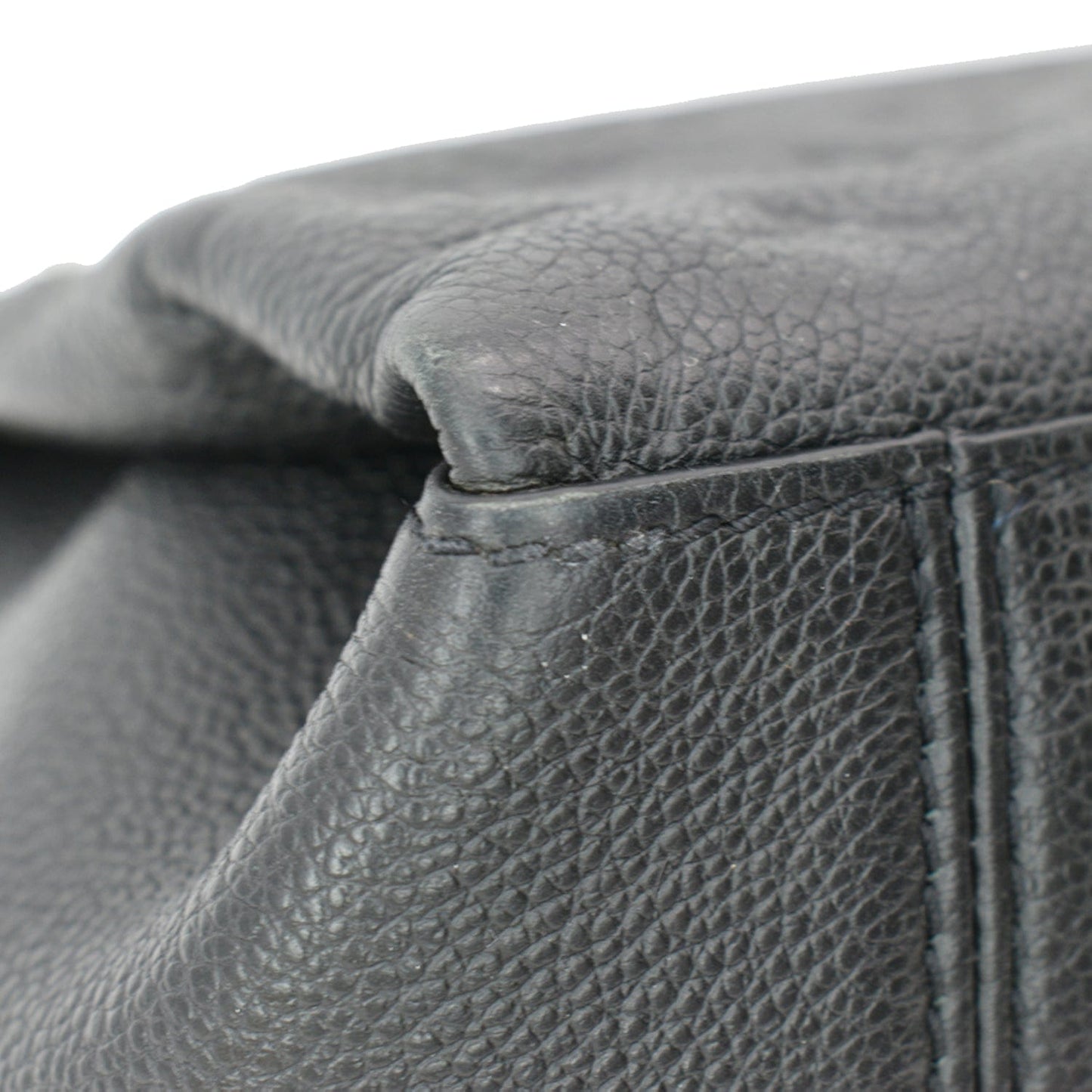 LOUIS VUITTON Surene MM Empreinte Leather Shoulder Bag Black