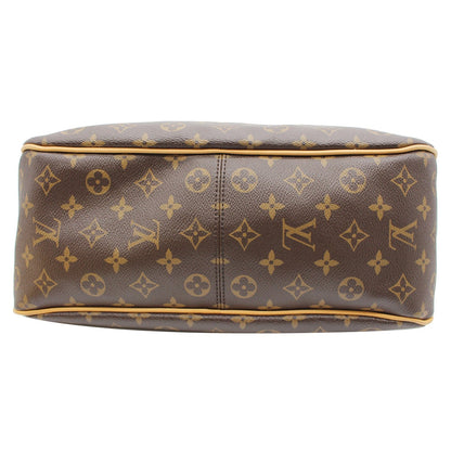 LOUIS VUITTON Delightful PM Monogram Canvas Shoulder Hobo Bag Brown