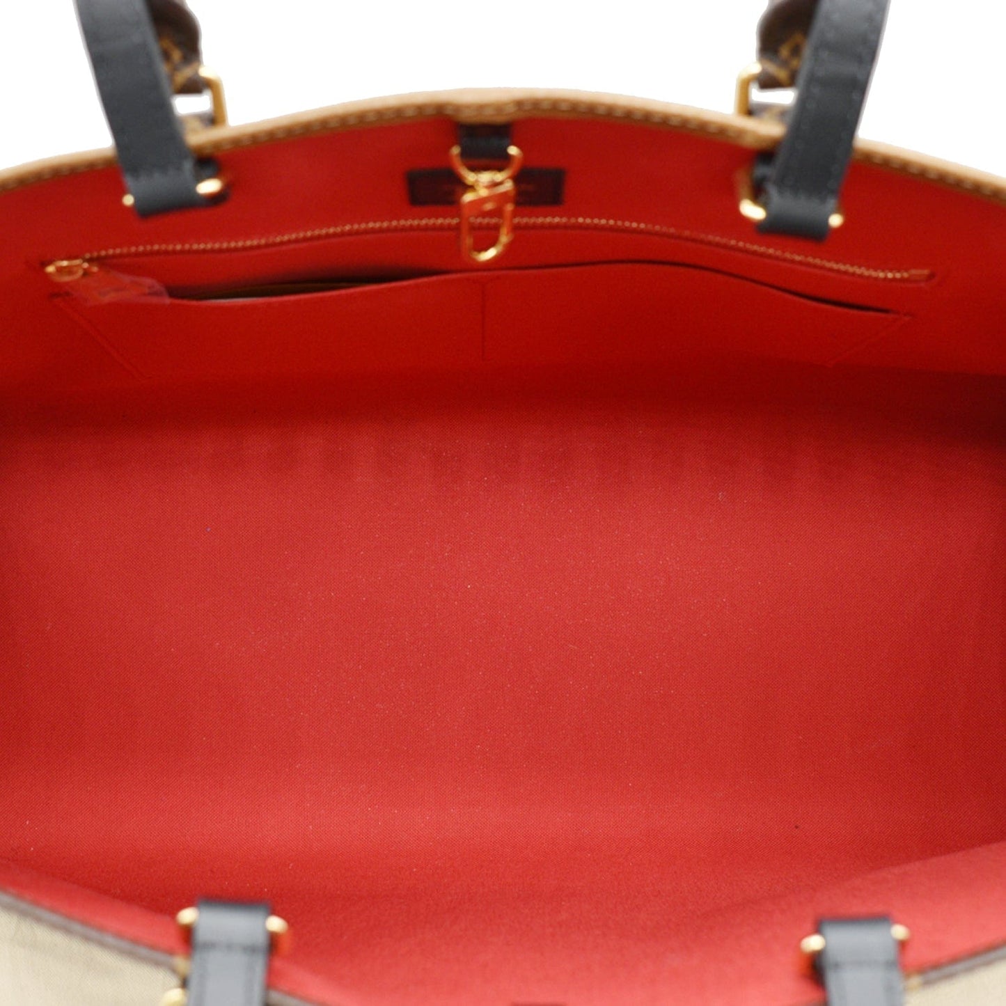 LOUIS VUITTON Onthego GM Giant Monogram Canvas Tote Shoulder Bag Brown