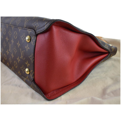 LOUIS VUITTON Gaia Monogram Canvas Shoulder Bag Brown