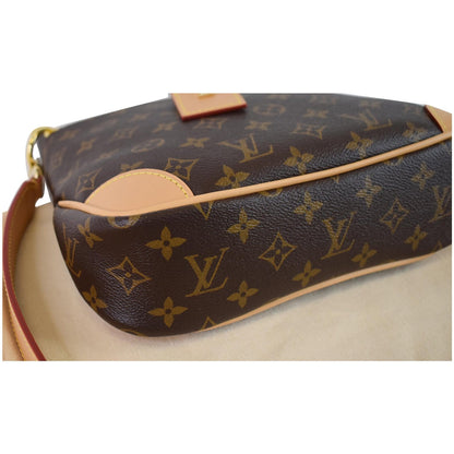 LOUIS VUITTON Odeon PM NM Monogram Canvas Shoulder Bag Natural