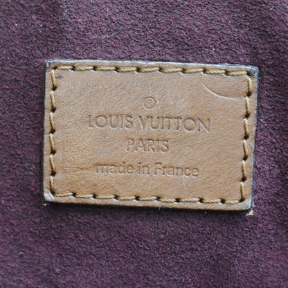 LOUIS VUITTON Belmont Damier Ebene Shoulder Bag Brown