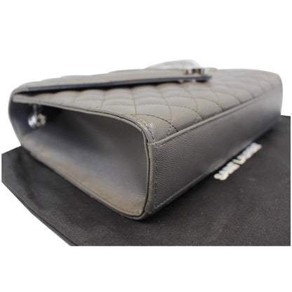 YVES Saint Laurent Envelope Medium Chain Shoulder Bag Grey