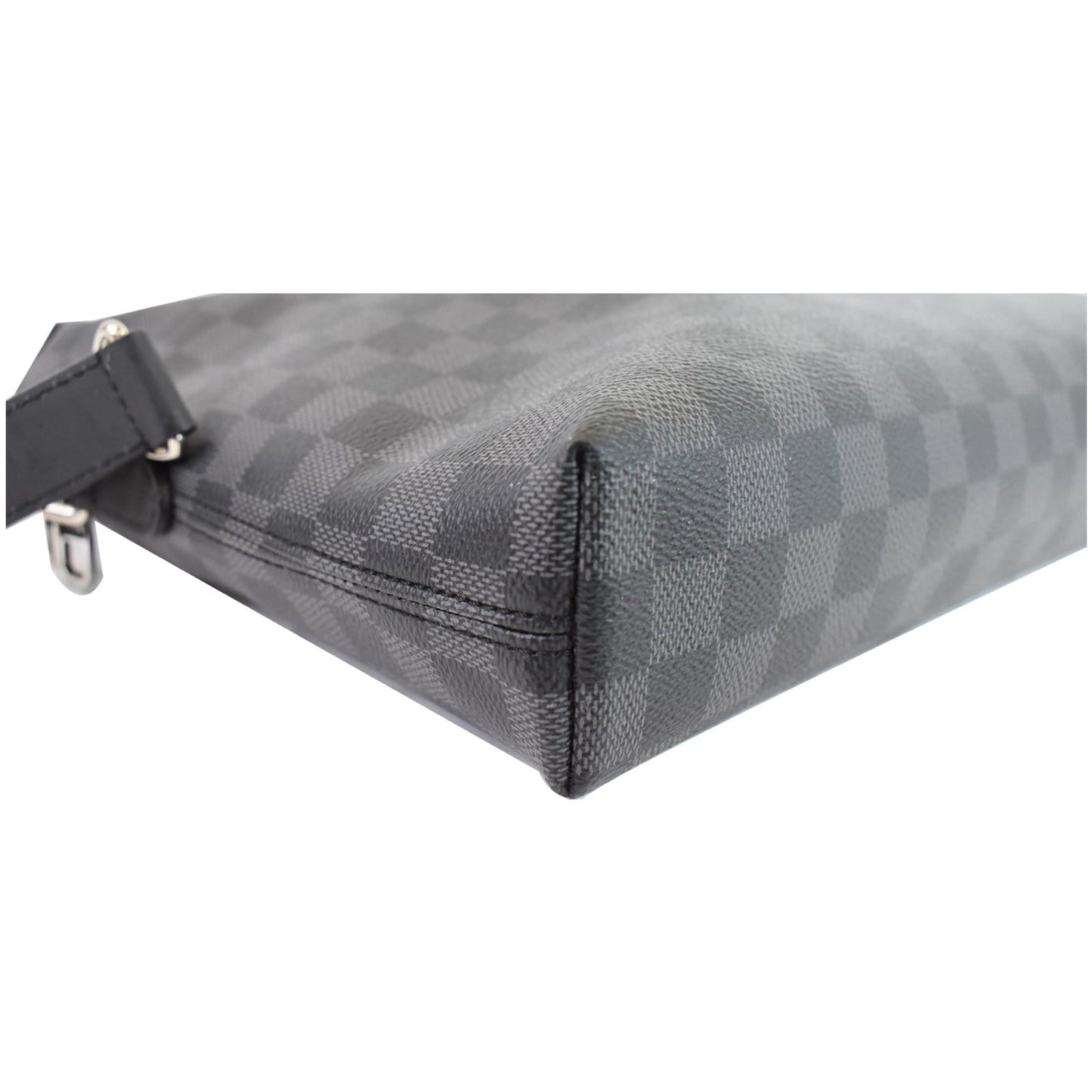 LOUIS VUITTON Porte-Documents Jour Graphite Briefcase Shoulder Bag Black