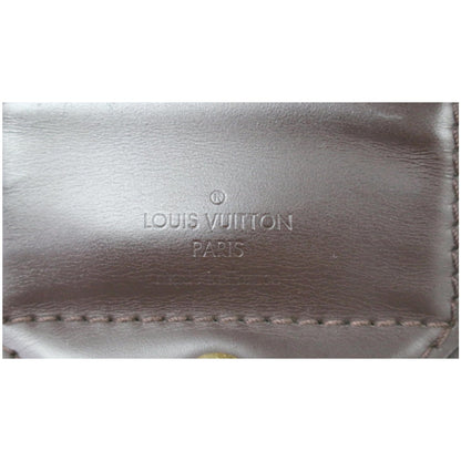 LOUIS VUITTON Sistina MM Damier Ebene Shoulder Bag Brown