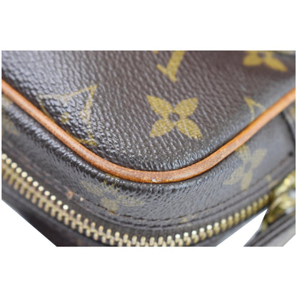 LOUIS VUITTON Amazone Monogram Canvas Shoulder Bag Brown