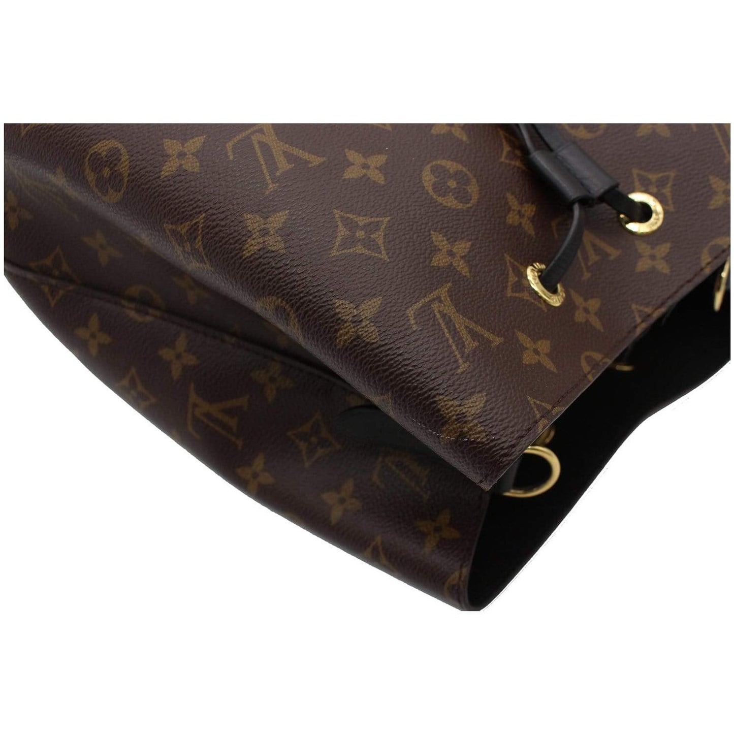 LOUIS VUITTON Neonoe Monogram Canvas Shoulder Bag Brown