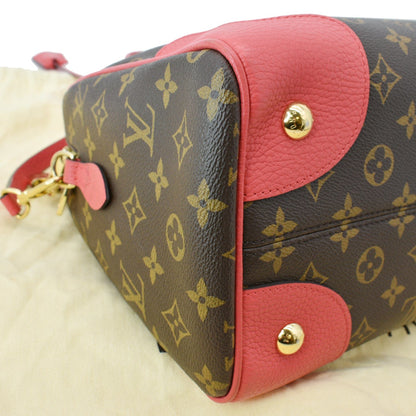 LOUIS VUITTON Retiro NM Monogram Canvas 2Way Shoulder Bag Red