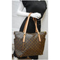 LOUIS VUITTON Totally GM Monogram Canvas Tote Shoulder Bag Brown