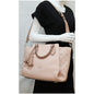 LOUIS VUITTON Haumea Mahina Leather Shoulder Bag Rose Pink