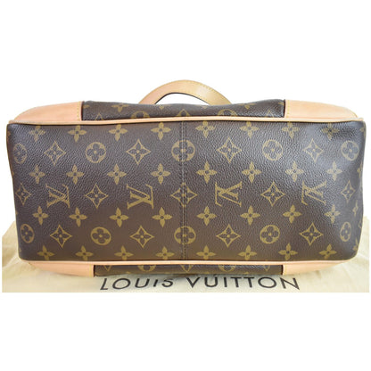 LOUIS VUITTON Estrela MM Monogram Canvas Shoulder Bag Brown