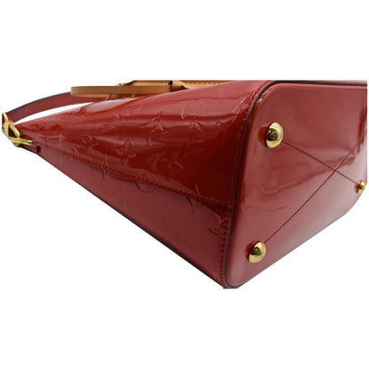 LOUIS VUITTON Montebello MM Monogram Vernis Shoulder Bag Cerise