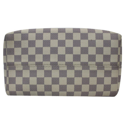 LOUIS VUITTON Iena PM Damier Azur Shoulder Bag White