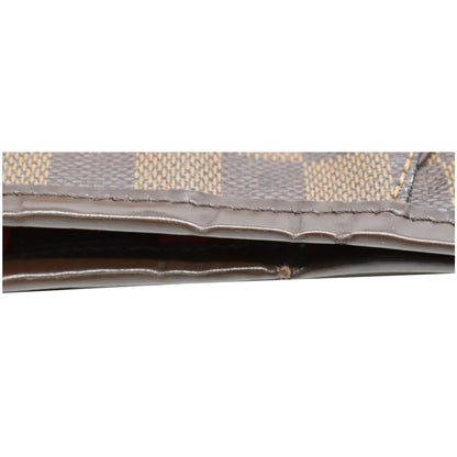 LOUIS VUITTON Galliera PM Damier Ebene Shoulder Bag Brown