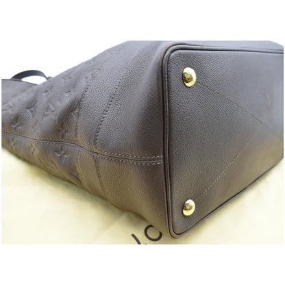 LOUIS VUITTON Citadine Monogram Empreinte Leather Shoulder Bag Plum
