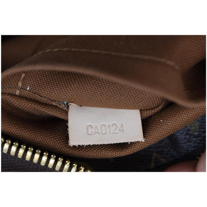 LOUIS VUITTON Sully MM Monogram Canvas Shoulder Bag Brown