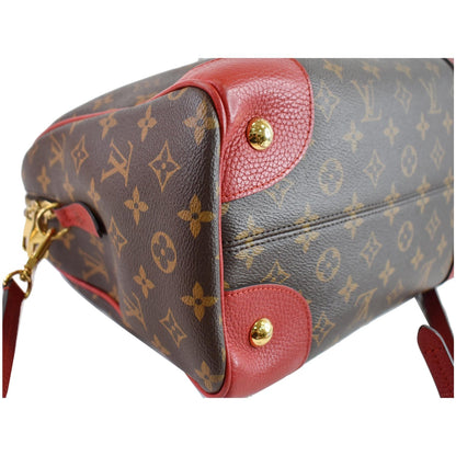 LOUIS VUITTON Retiro NM Monogram Canvas 2Way Shoulder Bag Red