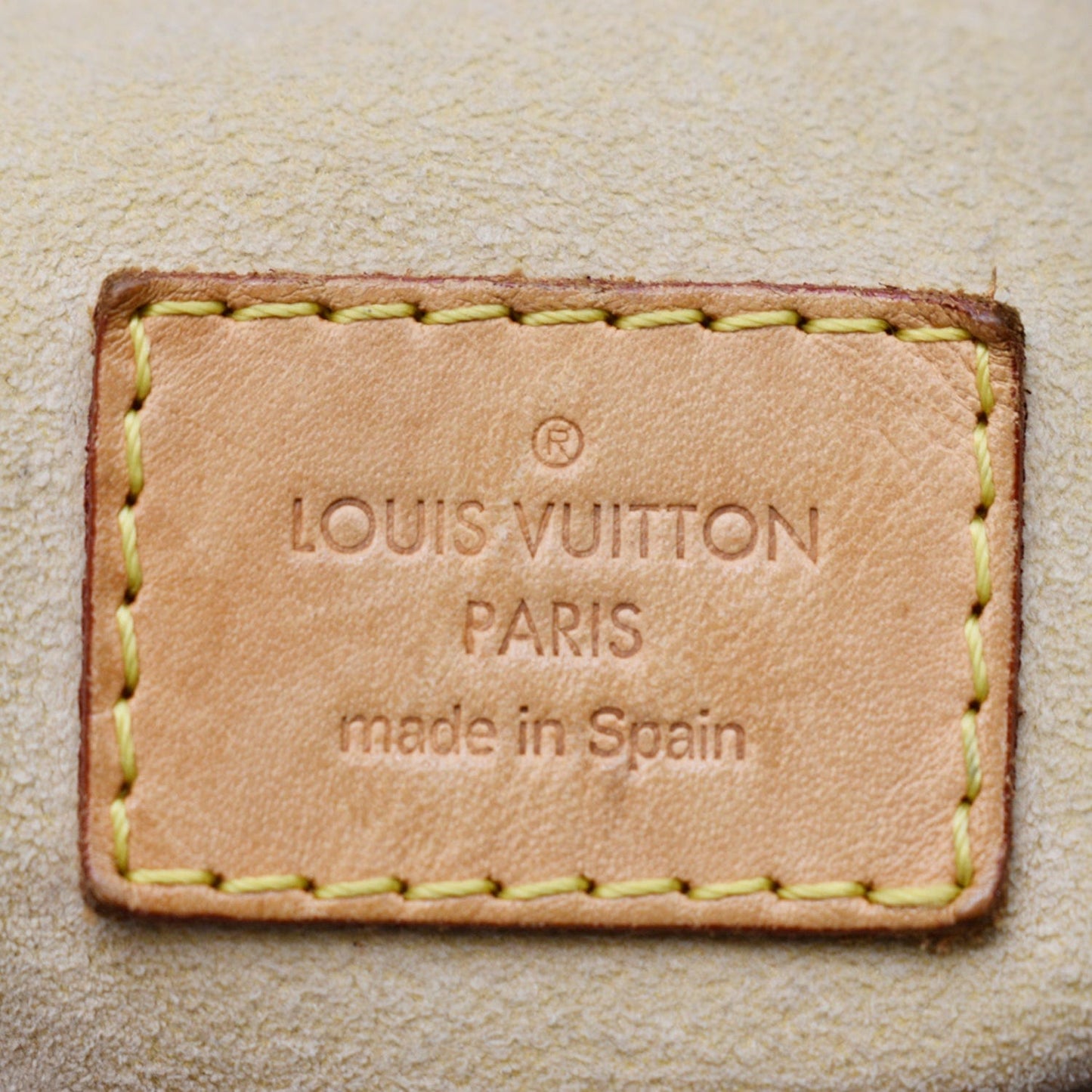 LOUIS VUITTON Artsy MM Monogram Canvas Shoulder Bag Brown