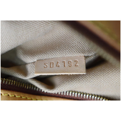 LOUIS VUITTON Delightful MM Monogram Canvas Shoulder Bag Brown