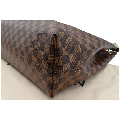 LOUIS VUITTON Graceful MM Damier Ebene Shoulder Bag Brown