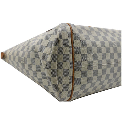 LOUIS VUITTON Totally GM Damier Azur Shoulder Bag White