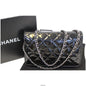 CHANEL Wallet On Chain Patent Leather Shoulder Crossbody Bag