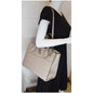 LOUIS VUITTON City Steamer MM Leather Shoulder Bag Grey