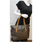 LOUIS VUITTON Totally MM Monogram Canvas Shoulder Bag Brown