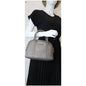 GUCCI Mini Dome Micro Guccissima Leather Shoulder Bag Grey 449654