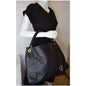 LOUIS VUITTON Artsy MM Empreinte Leather Shoulder Bag Navy