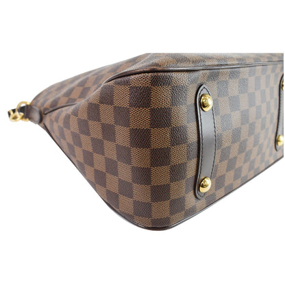 LOUIS VUITTON Cabas Rosebery Damier Ebene Shoulder Bag Brown